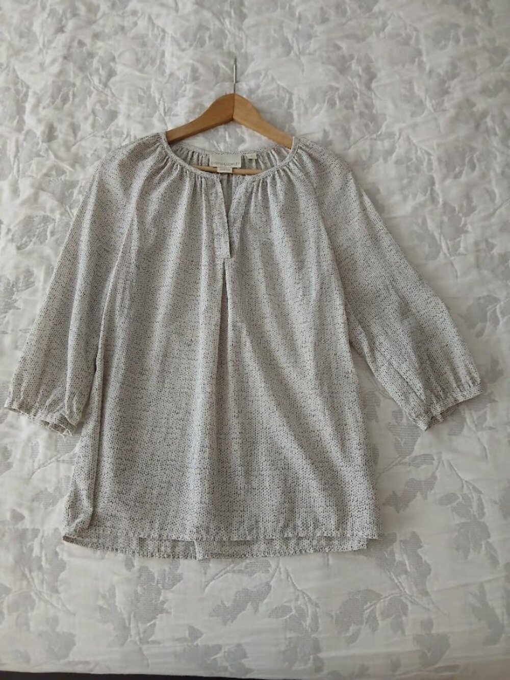 Cynthia Rowley 100% Silk Blouse - L - Picture 1 of 5